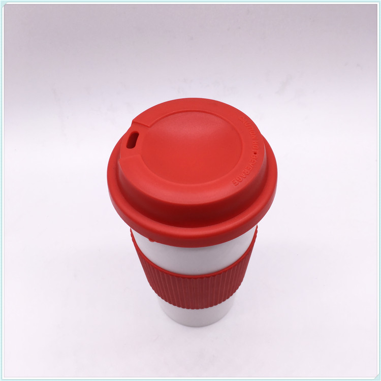 400ml Double Wall Plastic Coffee Mug (SH-PM18)