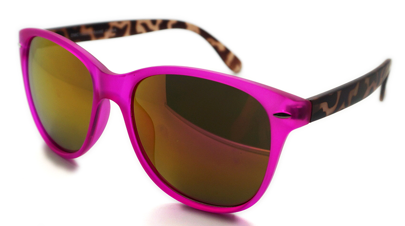 Plastic Unisex Double Color Sunglasses (WSP508305)