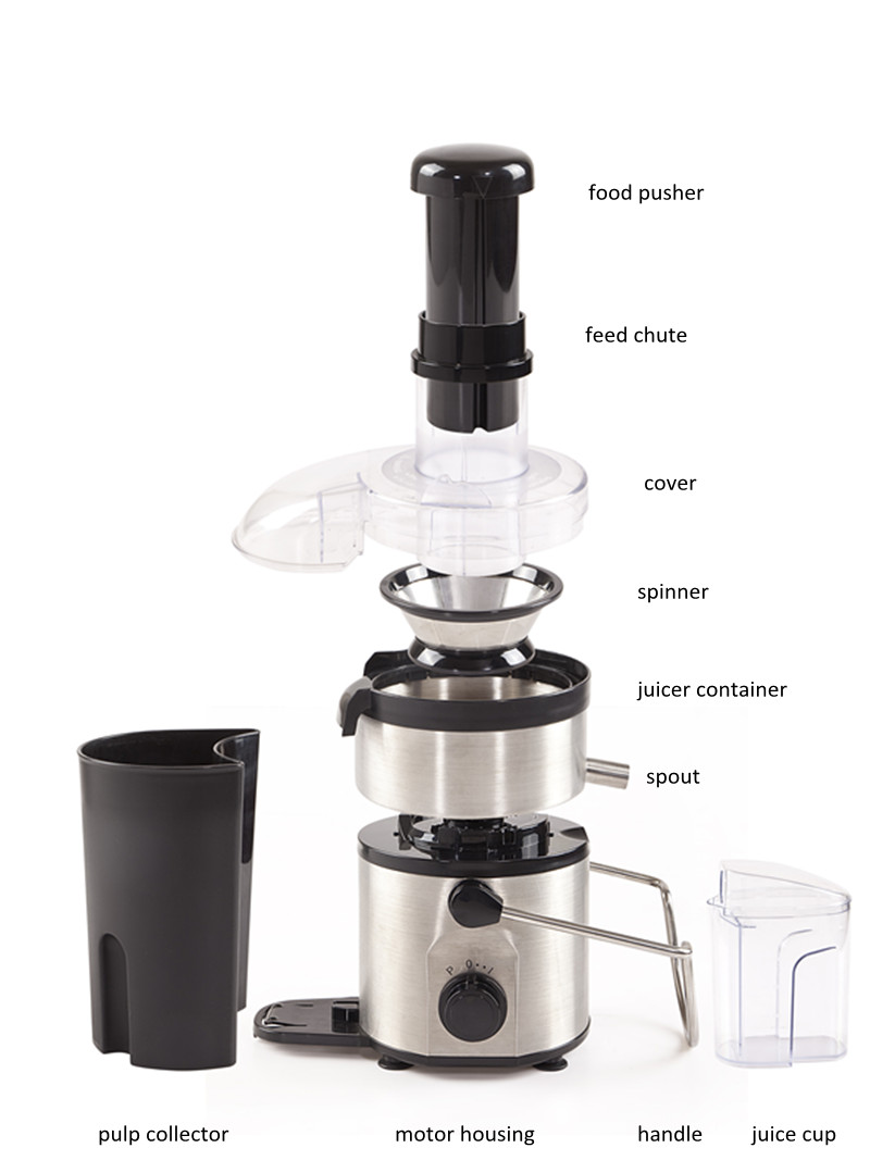 Geuwa Apple Juicer with Stainless Steel Body