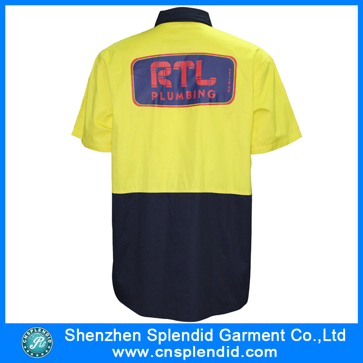 Wholesale China Factory Clothing Men's Reflective Safety High Vis Shirt