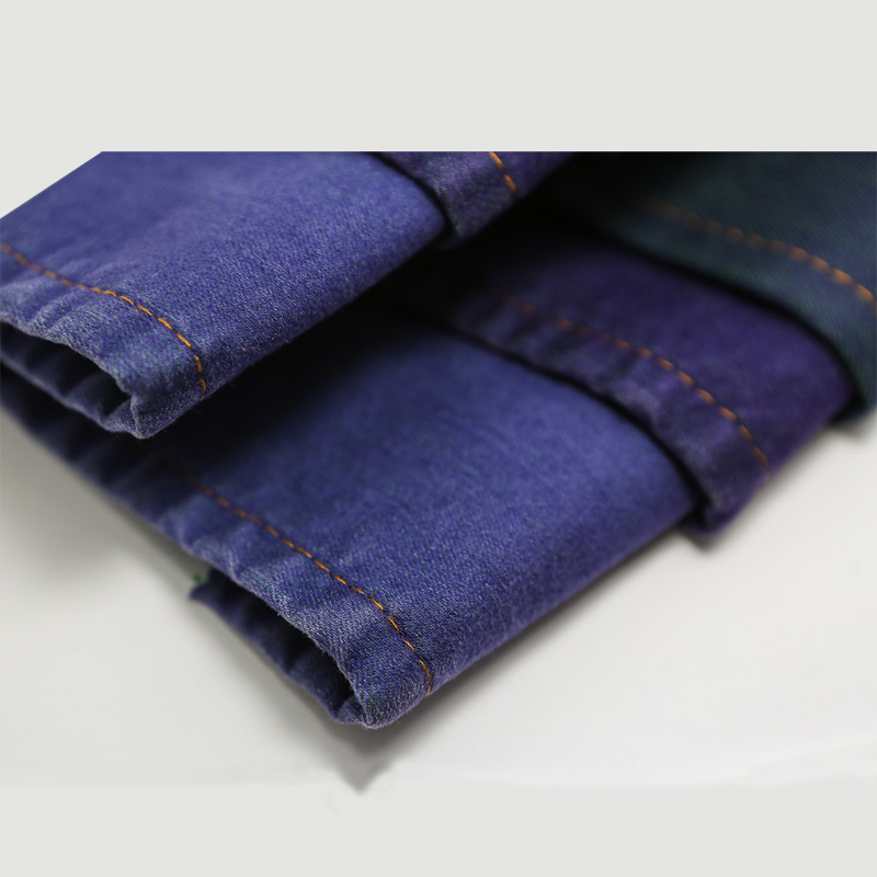 Cotton Polyester Spandex Slub Denim Fabric(SRS-120863)