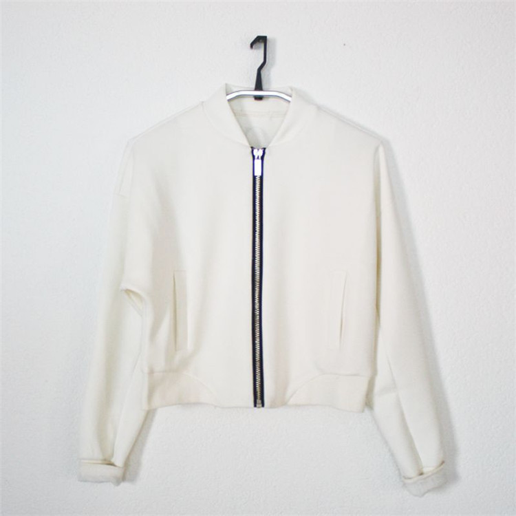 2016 Wholesale Long Sleeve Zip-off Hoody Digit Baseball Women Sport Blazer Jacket