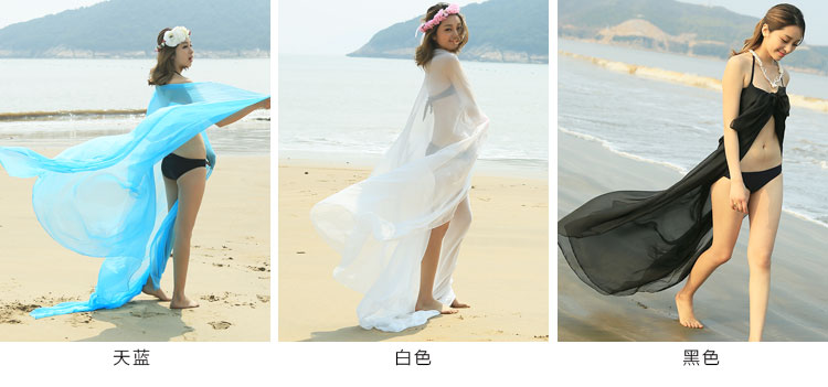 Hot Fabric Sexy Style Voile Romantic Beach Essential Mysterious Fabric
