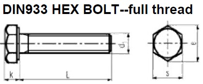 Alloy Steel High Strength Grade 12.9 Hex Bolts (M12*45)