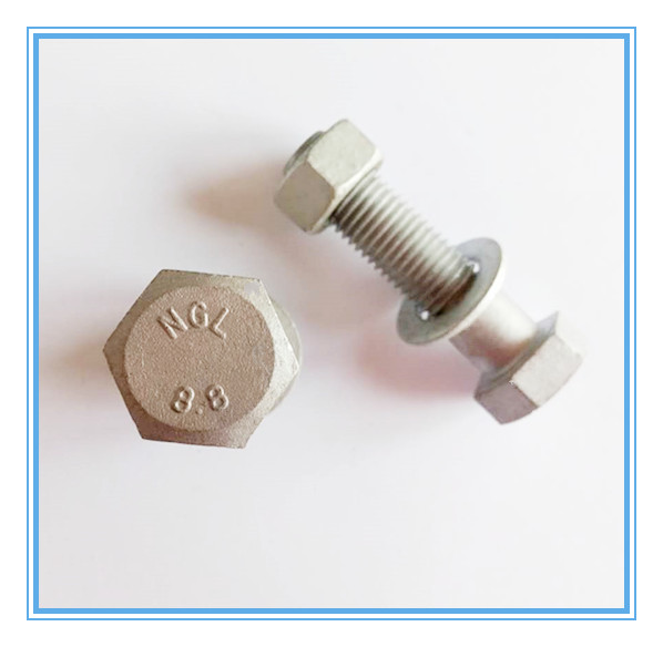 DIN933 8.8 Grade Hex Head Bolt with Zinc Plated