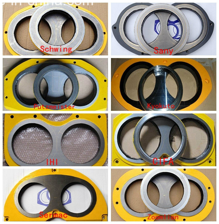 Truck Mounted Concrete Pump Wear Plate and Cutting Ring for Pm Schwing Zoomlion Sany Kyokuto