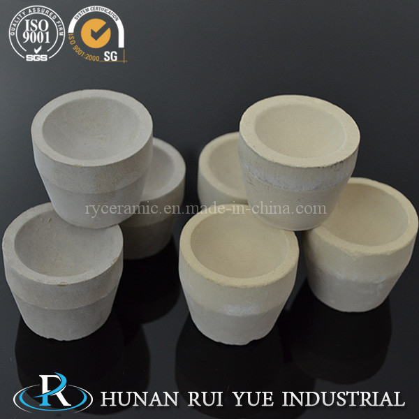Hot Sale Clay Refractory Ceramic Crucible for Fire Assay
