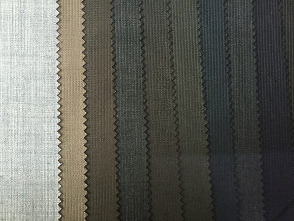 Stripe Wool Fabric in Ready Stock