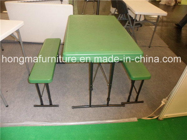 Plastic Folding Outdoor Beer Table Sets for Camping Use