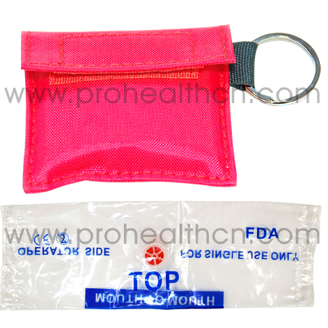 Disposable Medical Emergency CPR Pocket Mask with a Bag (pH048)