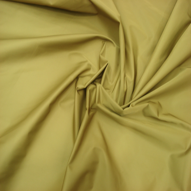 Yellow Color Polyester Winter Outer Wear Garment Fabric