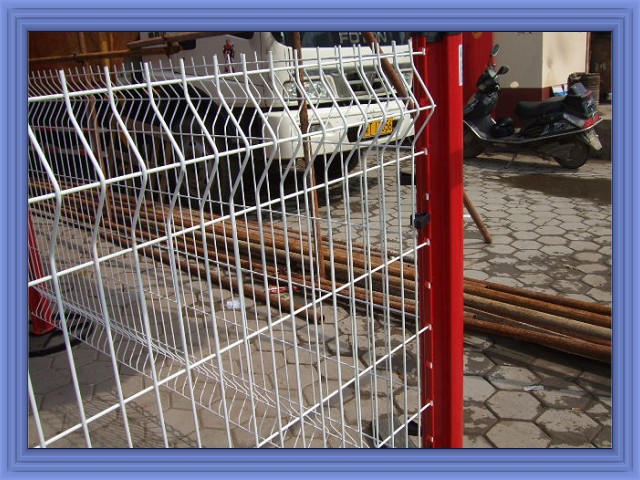 Galvanized Raw Material and Then PVC Painting Wire Mesh Fence