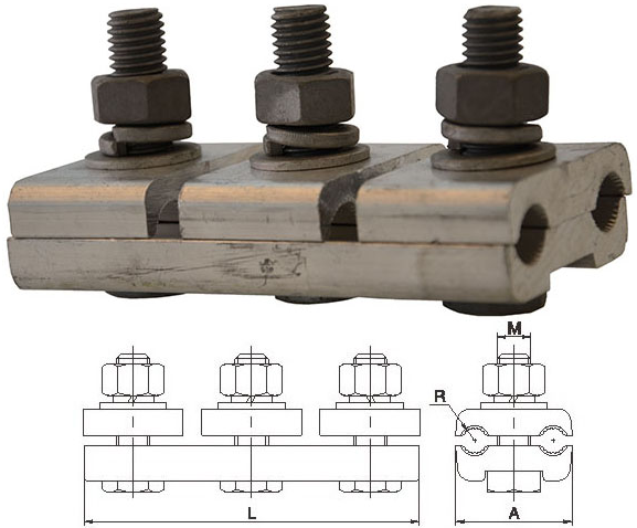 Jb Type Parallel Groove Clamp for AAC & ACSR Conductor