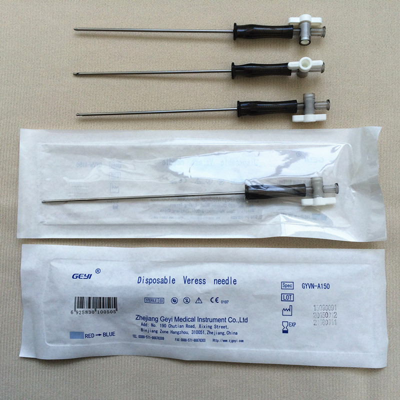 150mm Disposable Veress Insulfflation Needles with Ce ISO