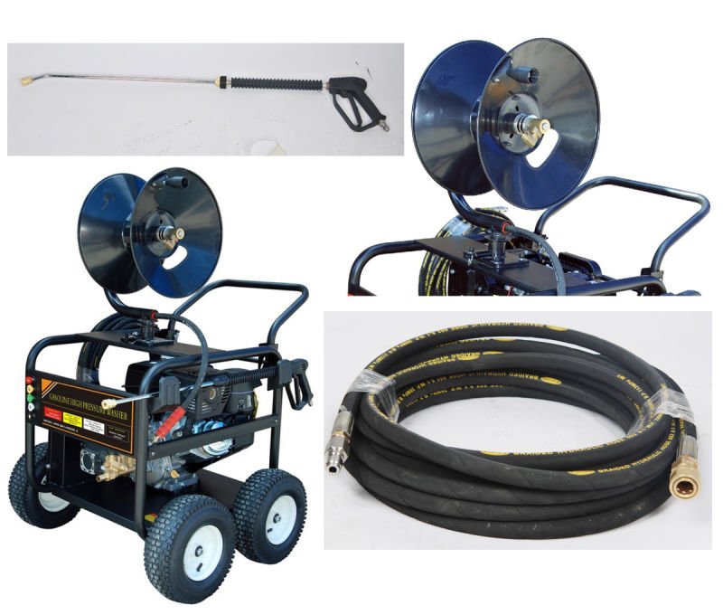 3600psi Gasoline Professional Heavy Duty Commercial High Pressure Washer (HPW-QK1400KRE-2)