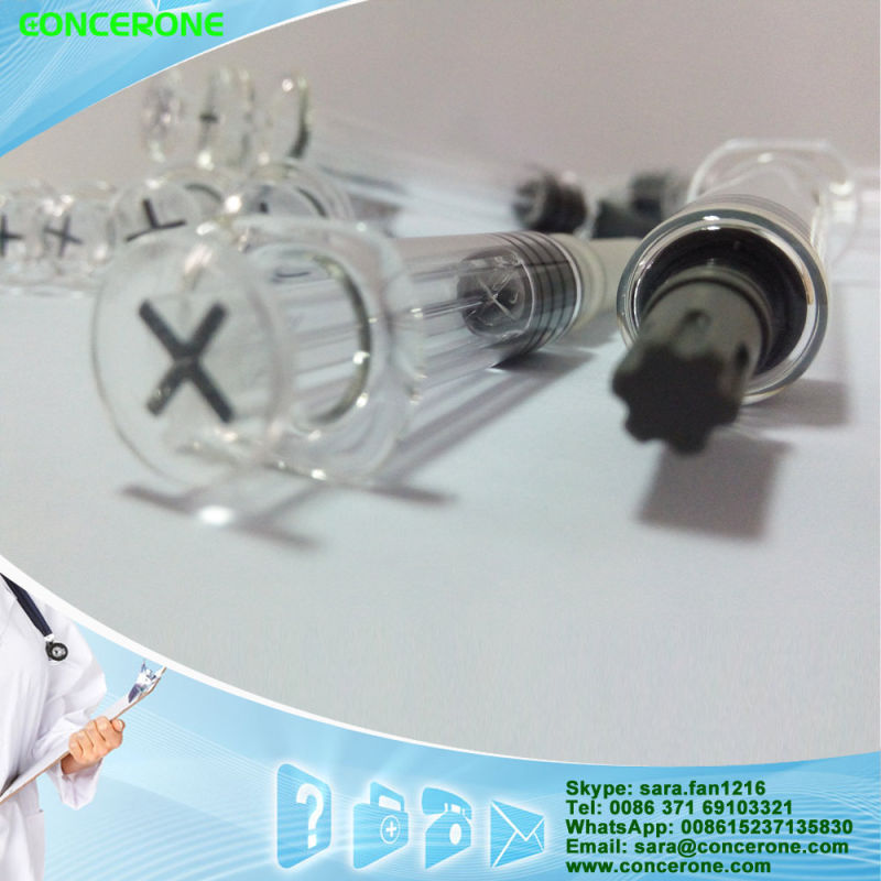 Glass Prefilled Syringe for Hyaluronic Acid (cosmetic syringe)