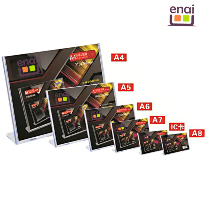 Hot Selling A5 Size PS Display Advertising and Exhibition Card Stand