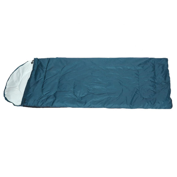 Ultra Lightweight Traveling Hooded Green Hollow Cotton Sleeping Bag