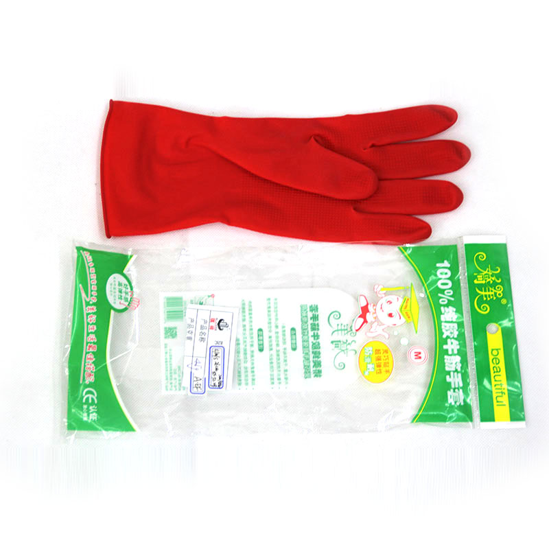 Latex Household Gloves (red) 80grams