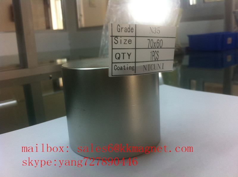 N35 Neodymium Magnet D55X25 D50X30 D60X30 D70X30 D90X40 D90X50