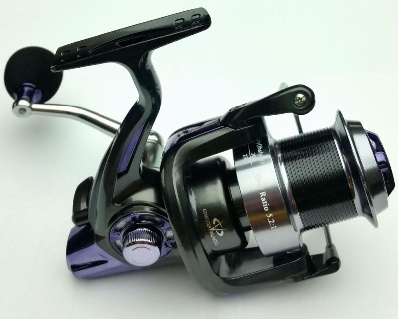 Worm Shaft Oscillation System High Quality Fishing Tackle Lure Spinning Fishing Reel Big Aluminium Spool