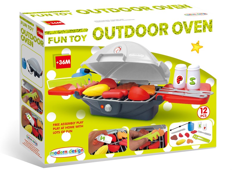 Children Pretend Play Set Outdoor Oven Kitchen Toys (H0009402)