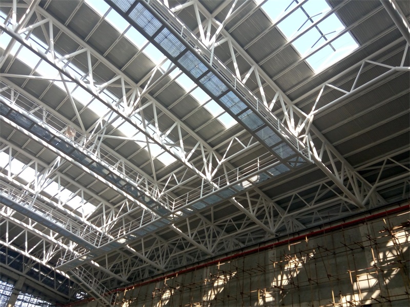 Al-Mg-Mn Panel Roof Steel Structure Truss for Gym