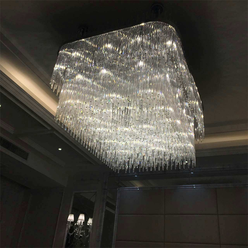 Modern Fashion White Hotel Decorative Project Crystal Chandelier