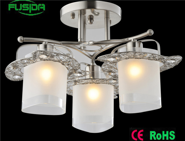 High Quality Glass Ceiling Gold Chandelier Lighting