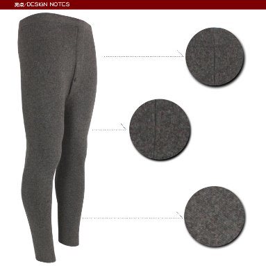 Yak and Wool Blended Warm Knitted Pants for Men