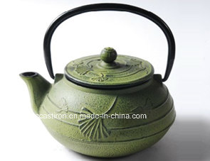 0.6L Cast Iron Teapot in Red Color