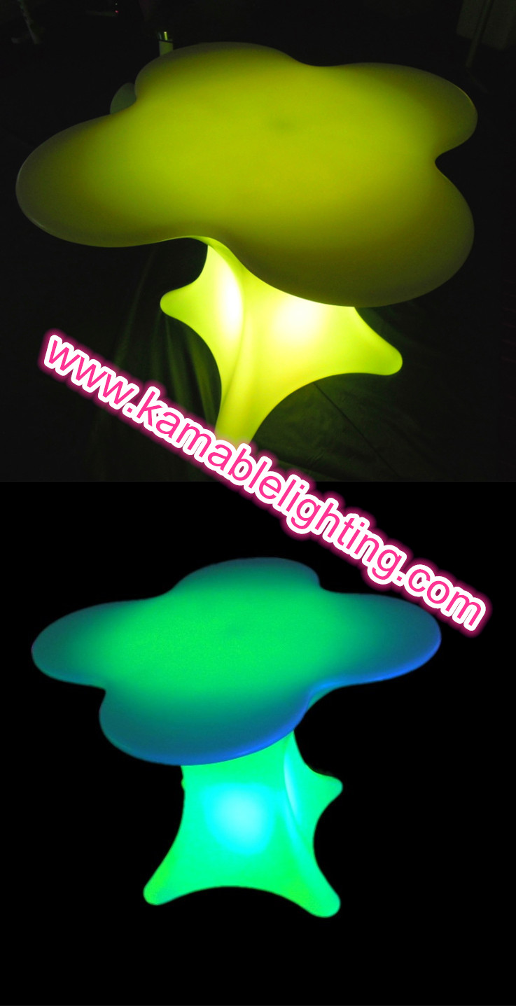 Waterproof Furniture LED Table with Glass (G001)