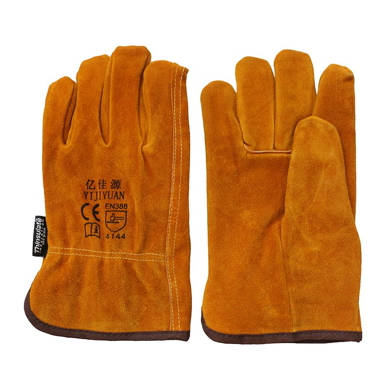 Thinsulate Full Lining Winter Warm Cow Leather Drivers Driving Gloves