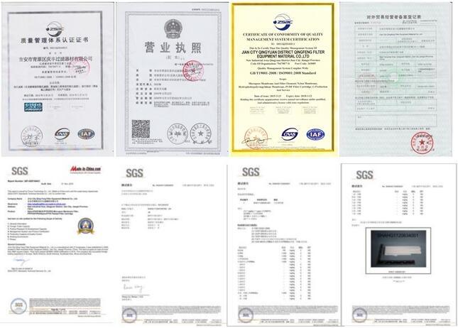 FDA Standard PTFE Membrane for Sterile Filtration 0.22 Micron SGS Test