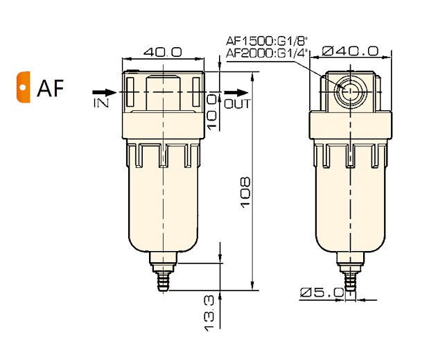 Af1500/Af2000 Air Filter