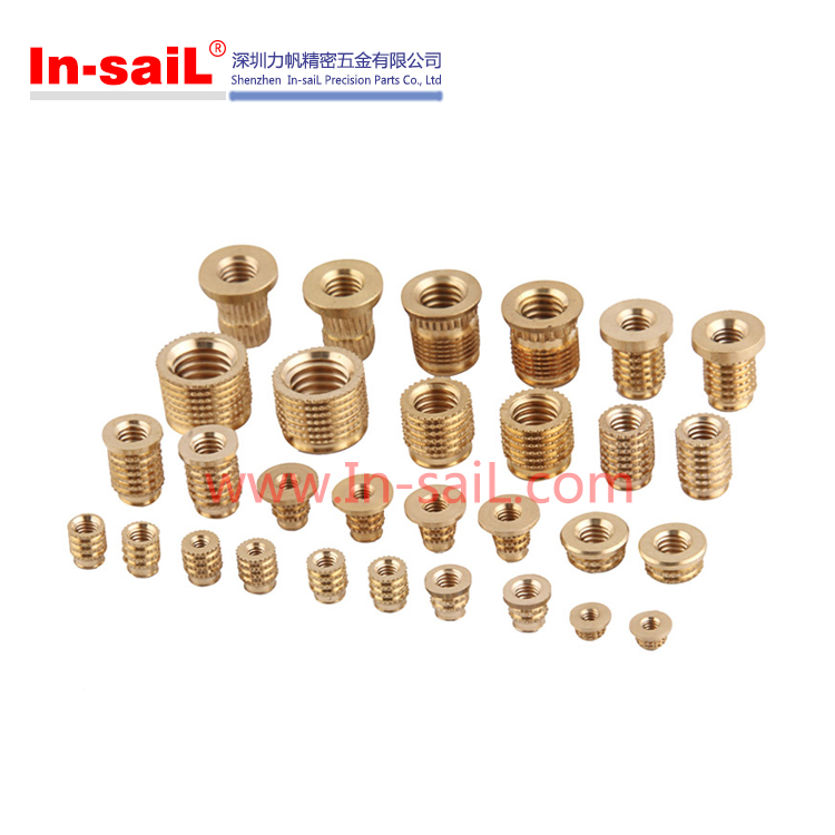 Inmold-Tek Round Head Brass Knurls Insert Nuts