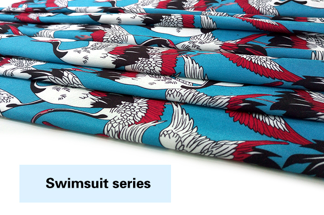 Digital Printed Polyester Spandex Fabric for Swimwear/ Jersey Garment