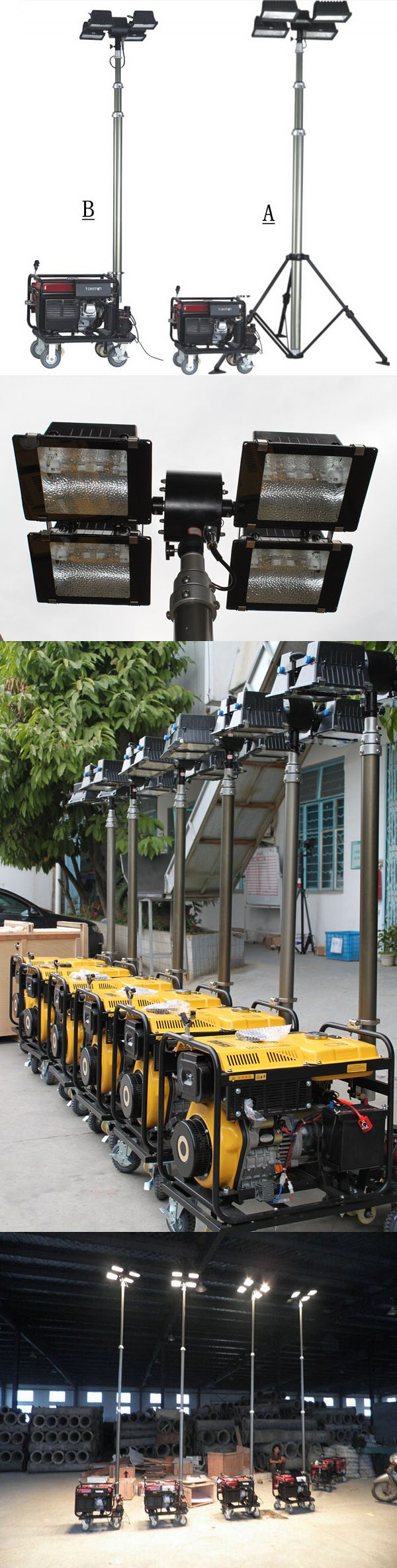 Portable Generator Light Tower