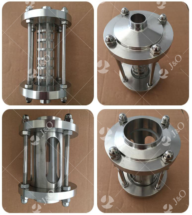 Sanitary Sight Glass Thread Stainless Steel Tank Fittings