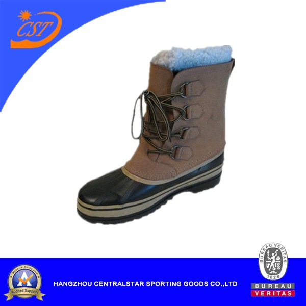 Leather Snow Boots for Men