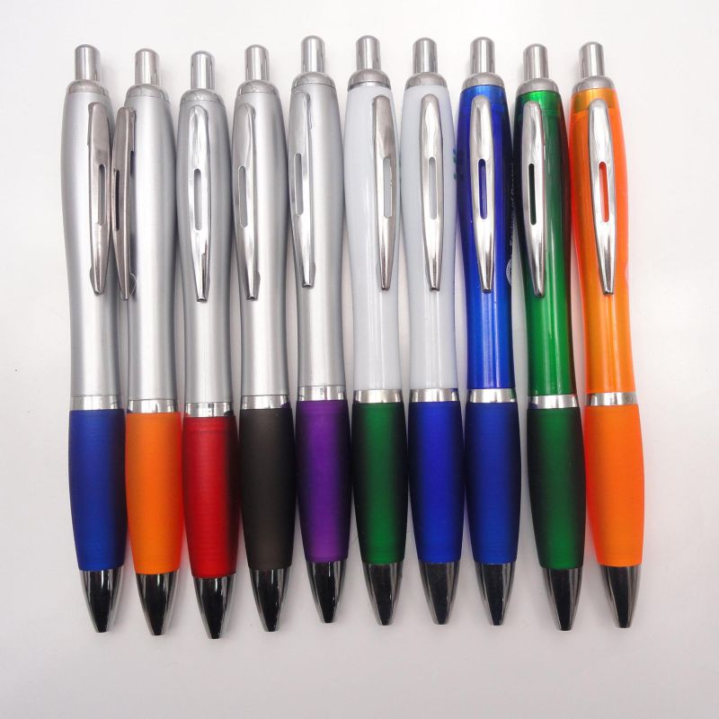 Multi-Color Ballpoint Pen Advertising Plastic Ball Pen for Promotional Gifts