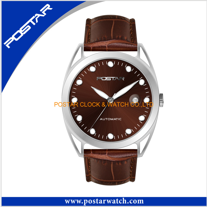 Multiple Choices Waterproof Watch with Geniune Leather Strap