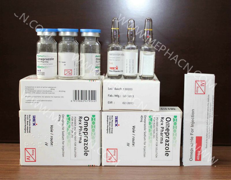 Anti-Ulcer Omeprazole for Injection/Lansoprazol for Stomach Illness Treatment