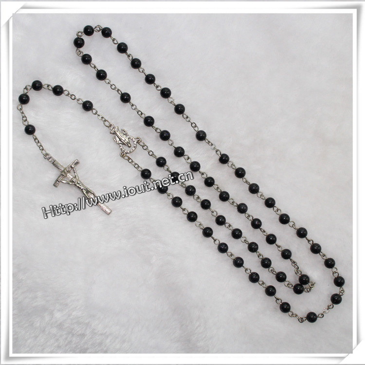 Glass Beads Rosary, Rosary Glass Beads, Cheap Glass Rosary (IO-cr331)