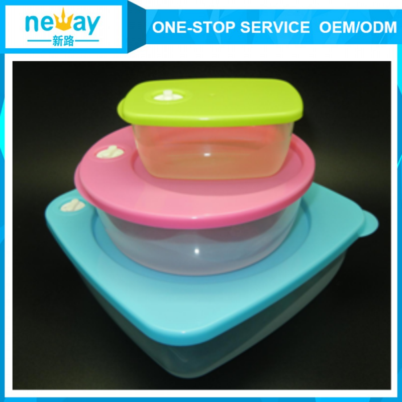 Transparent Cute 3 Sets Food Container for Wholesale