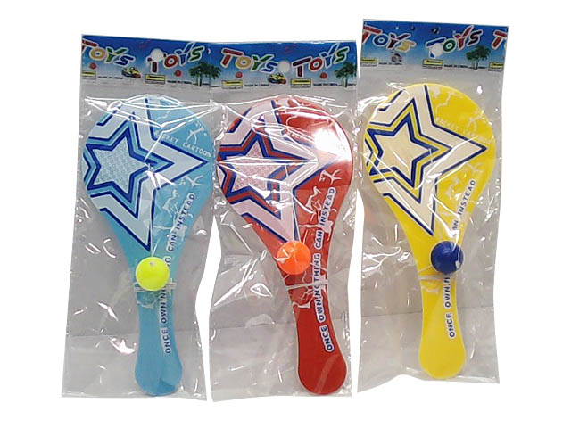 Plastic Mini Paddleball Game Promotional Toy