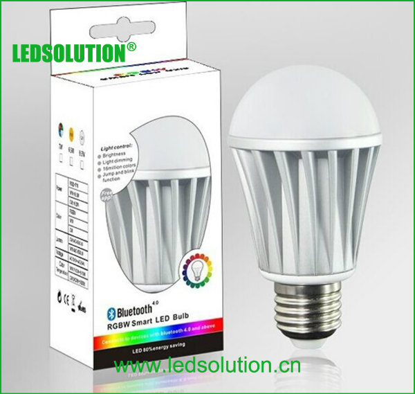 CCT Adjustive and Brightness Dimmable bluetooth RGB LED Bulb