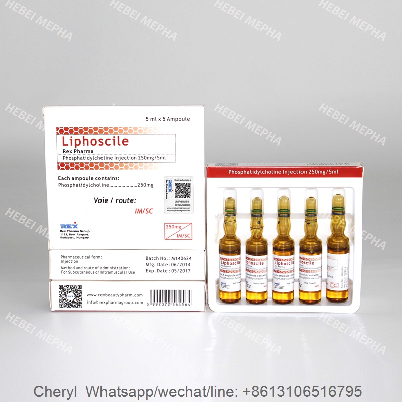 Phosphatidylcholine Injection/Liphoscile Injection/ Lecithin Injection/ Lipolysis Injection for Body Slimming, Lose Weight