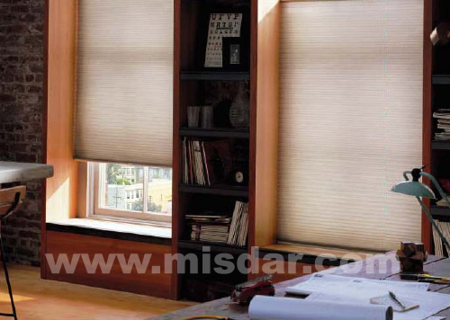 Electric Honeycomb Blinds with Wireless Remote