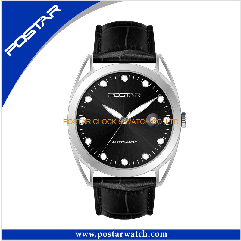 Multiple Choices Waterproof Watch with Geniune Leather Strap